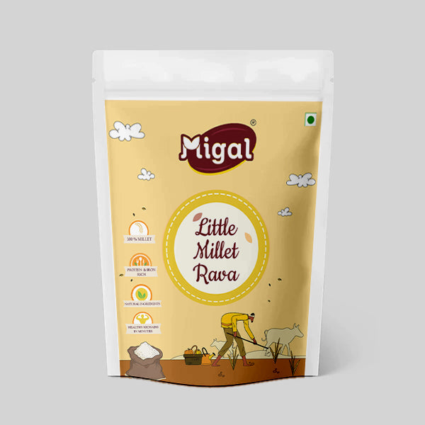 Little Millet Rava - 400g – Migal Foods